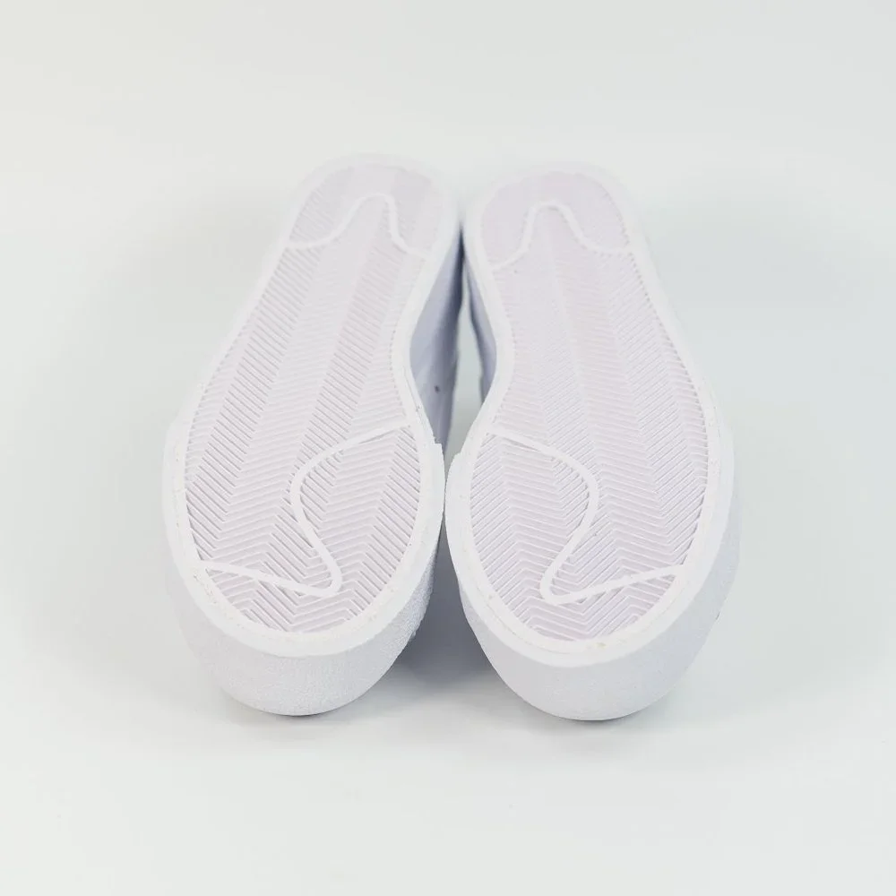 Nike Women's Blazer Low Platform 'Triple White' DJ0292-100 Leather 2021 6 - 12 - Picture 9 of 10